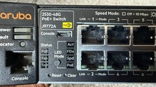 HP Aruba 2530 48G PoE 4SFP Switch J9772A TESTED, AS-IS