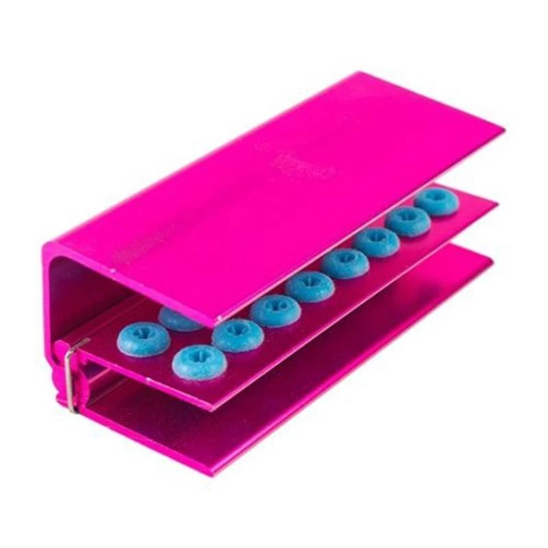 Bloco suporte autoclave desinfecção 16 furos dental Bur 3 peças para armazenamento de ferramentas - Imagem 2 de 3