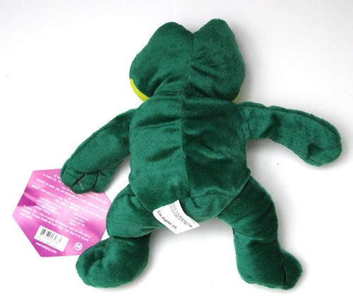 Grüner Plüsch Frosch 2002 Kellytoy Kuddle Me Toys - Bild 2 von 3