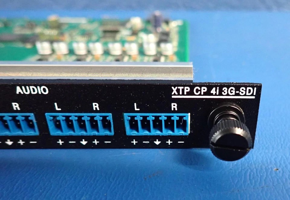 EXTRON XTP CP 4I 3G-SDI 3G-SDI Input Board w/ Stereo Audio - Image 2 of 4