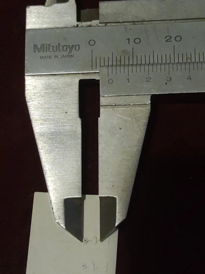 2 AIGUILLE BLANCHE DE COMPTEUR POUR MONTRE CHRONOGRAPHE CAL BUREN 11 - Photo 4/4