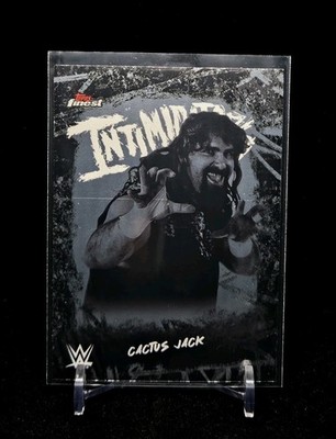 2025 WWE - Topps Finest - Intimidators #INT-CC Cactus Jack Foley Wrestling Karte