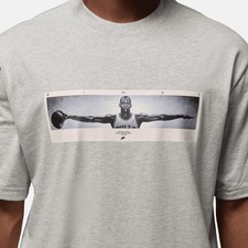 Image of Jordan "Wings" Photo T-Shirt in Carbon Heather/Grey - Size XL - IF5617-050
