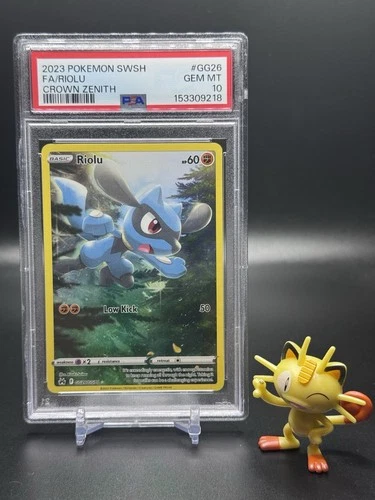 PSA 10 Riolu GG26/GG70 Pokemon SWSH: Crown Zenith: Galarian Gallery Holo