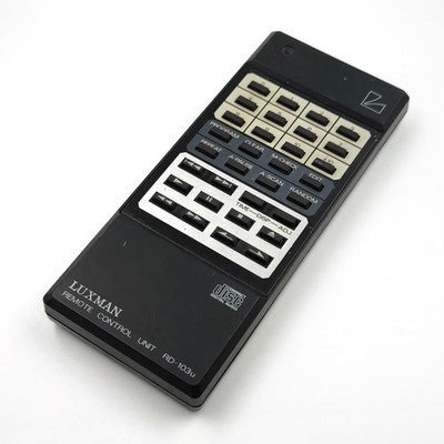 Luxman RD-103u Fernbedienung Schwarz Gebraucht Funktionstüchtig Wireless