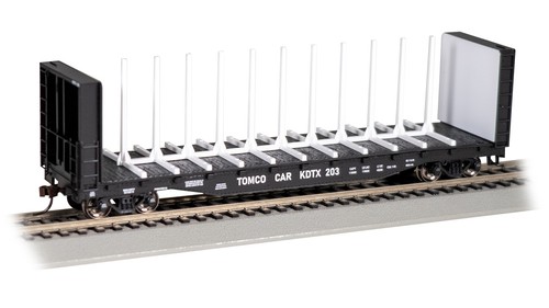 Coche plano Bachmann 12908 HO Tomco 52' haz central #203 | Condition: New