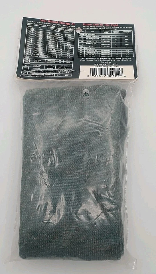 NUEVO Sack Ups Verde Camuflaje Rifle Saco Pistola Calcetín Manga Silicona Tratada EE. UU.  Foto 4 de 4
