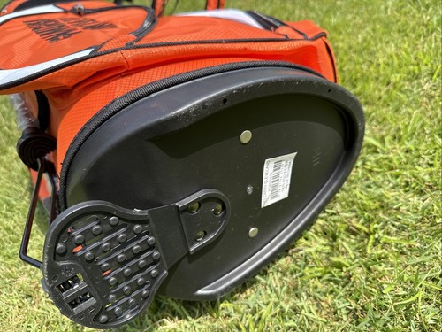 CLEVELAND BROWNS NFL Golf Bag Stand Bag 5 Way 5 Pockets NEW Orange Lightweight - Picture 23 of 24
