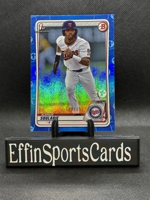 2020 1st Bowman Chrome Alerick Soularie Blue Refractor /150 #BD-94 Twins 🔥