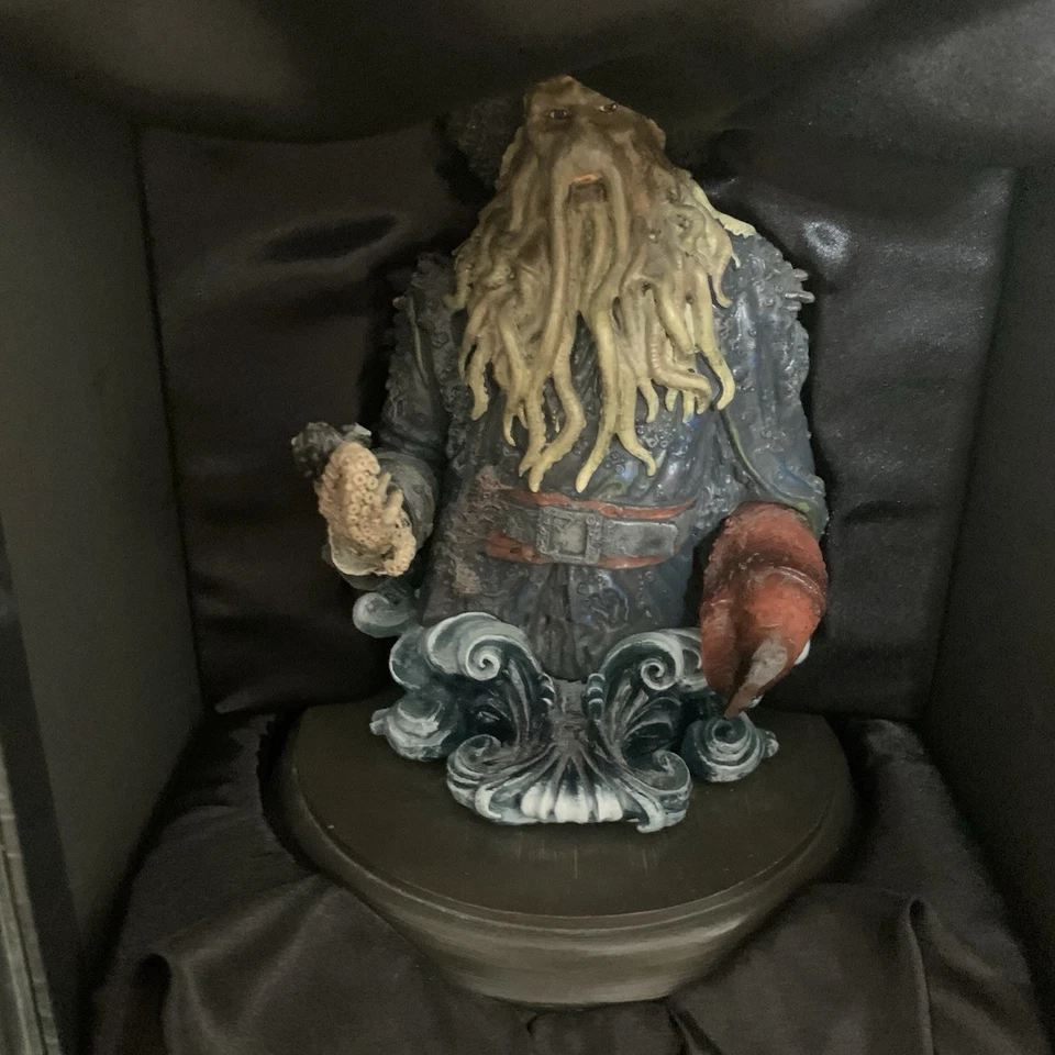 Busto de Davy Jones de Piratas del Caribe de Disney edición LTD difícil de encontrar-LEER Foto 2 de 4
