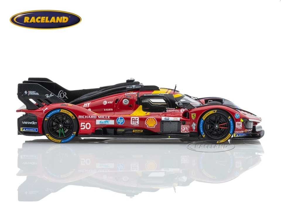 Ferrari 499P AF Corse Le Mans 2025 Fuoco/Nielsen/Molina, Looksmart 1:43, LSLM192 - Bild 4 von 4