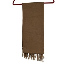 Women  s Vintage Betmar Tan Knit Scarf w Trim