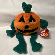 Ty Beanie Babies Pumkin Plush 1998 Retired Original Halloween Collectible