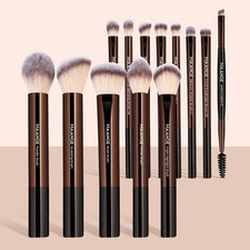 REAL TECHNIQUES Au Naturale 13 Pcs/ Set Makeup Brush Kit Foundation Powders UK