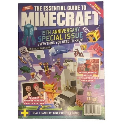 The Essential Guide To MINECRAFT 15th ANNIVERSARY SPECIAL ISSUE Magazine Poster