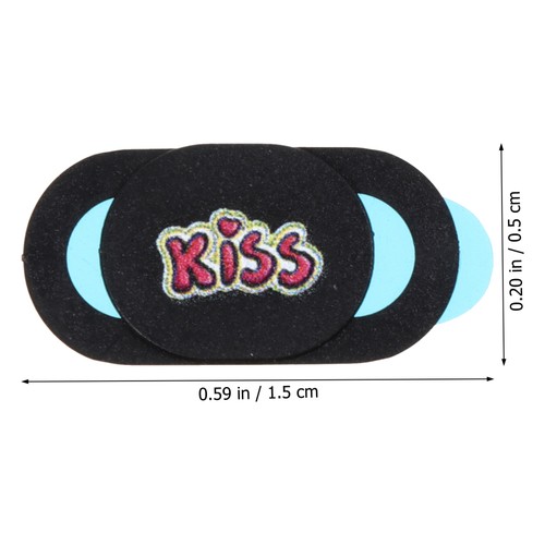 6PCS/Set Cover Slide Lip Heart Pattern Laptop Webcam Slide Cover - 第 7/12 張圖片