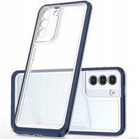 3In1 Hybrid Armor Case FüR Samsung Galaxy S22+ Blau/Transparent