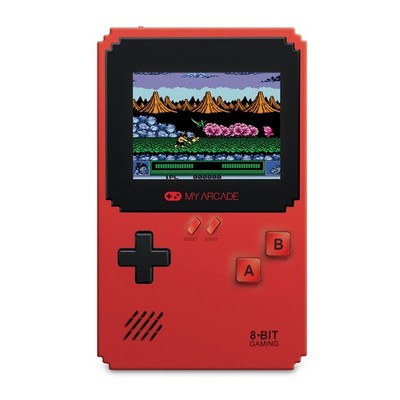 MyArcade Data East Pixel Classic tragbares Spielsystem, inkl. 308 klassische Spiele