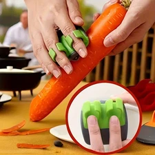 Vegetable Fruit Peeler Sharp Stainless Steel, Non-Slip Grip, Kitchen & Camping