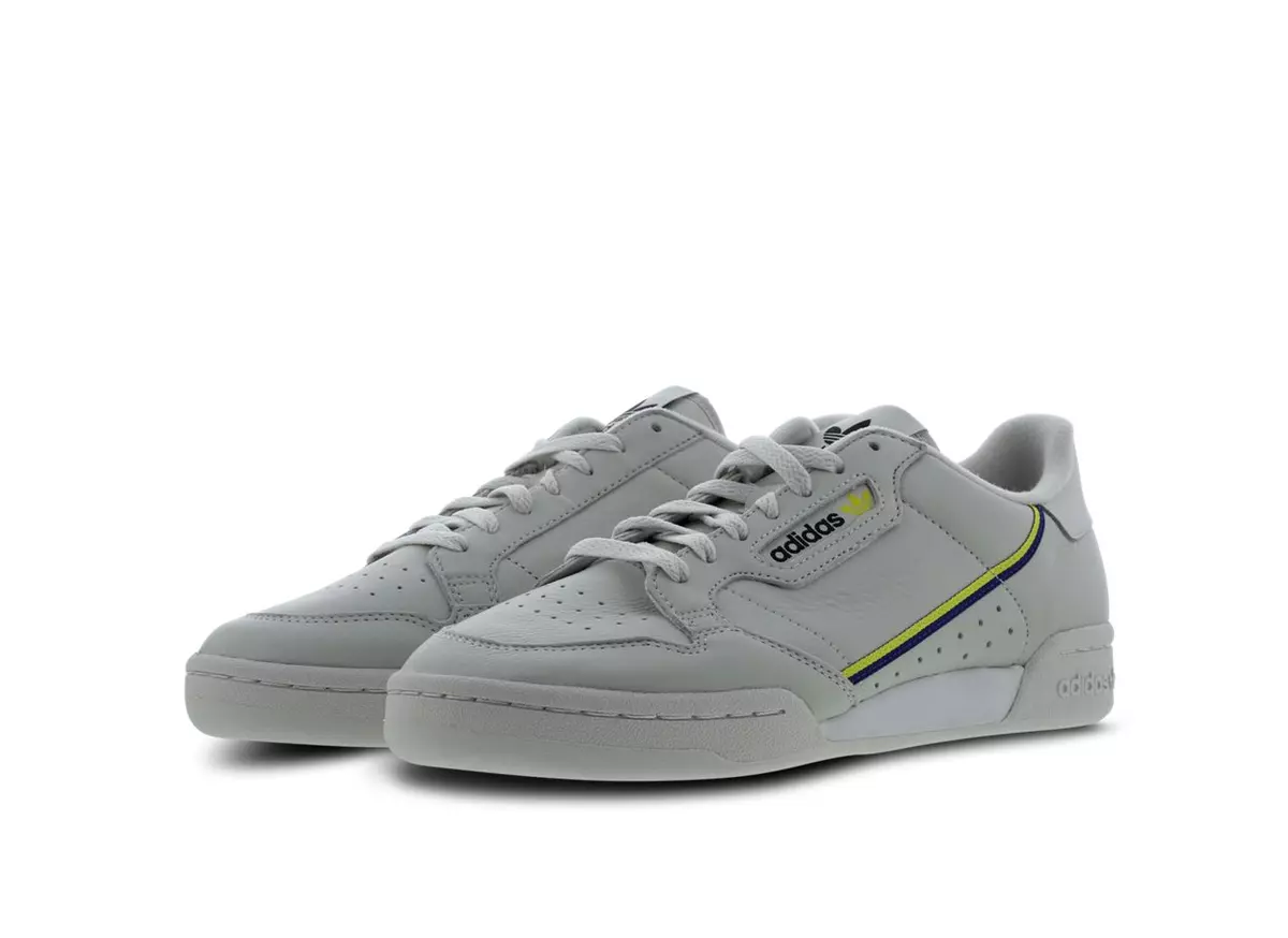 hed Metode Gemme Mens Adidas Originals Continental 80 Trainers Grey Yellow CG7153 UK  6.5_7_8.5 | eBay