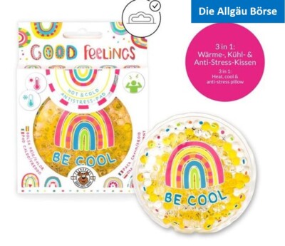 Trendhaus Good Feelings Hot & Cold Pads  3in1 Antistress Taschenwärmer Neu OVP