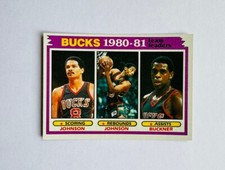 Milwaukee Bucks 1981-82 Topps Team Leaders Basketball Card #56 Quinn Buckner