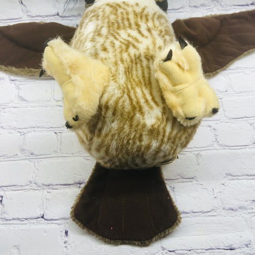 Great Horned Owl Audubon Wild REPUBLIC Plush Stuffed Animal Realistic Wings Hang - Picture 6 of 15