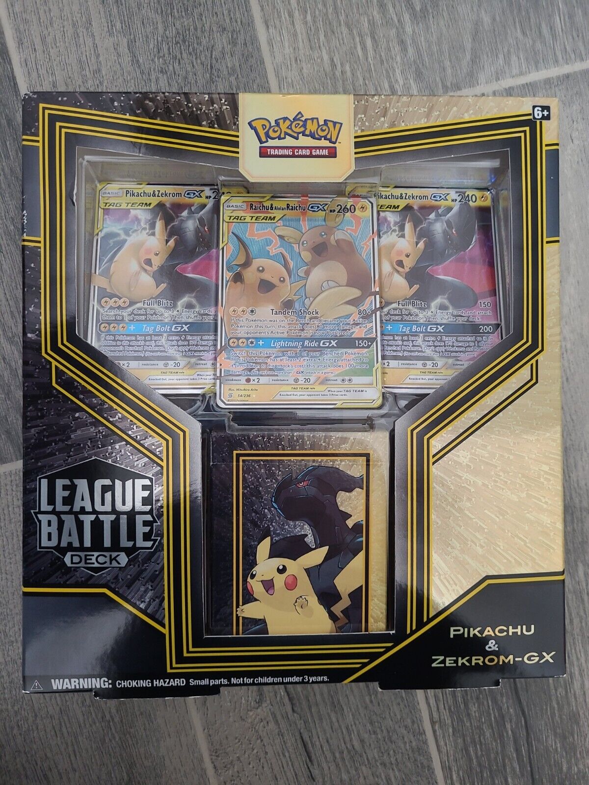 Pokemon Trading Card Game Pikachu & Zekrom GX League Battle Deck 