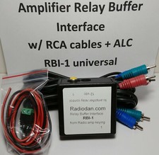 Amplificador tecla relé búfer interfaz de radio conmutación RBI-1A con cables RCA ALC