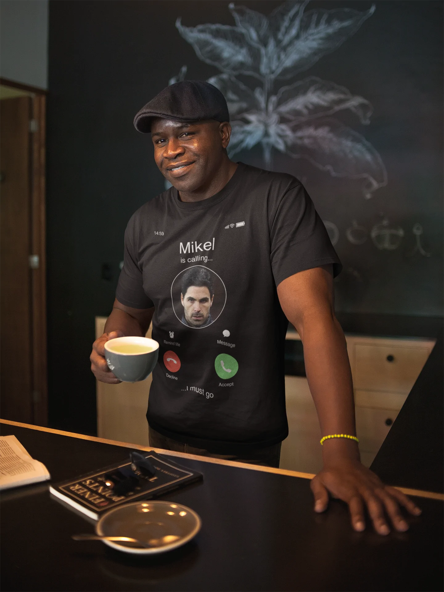 Arsenal Blackout T-Shirt - Come On You Gunners - Foto 8