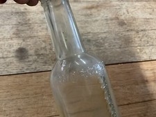 Vintage Lea Perrins Worcestershire sauce Glass Bottle 7 1/4 Clear. Empty