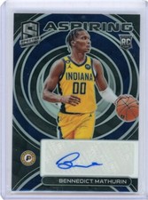2022-23 Panini Spectra Aspiring Prizm Rookie #AA-BNM  Bennedict Mathurin 61/99