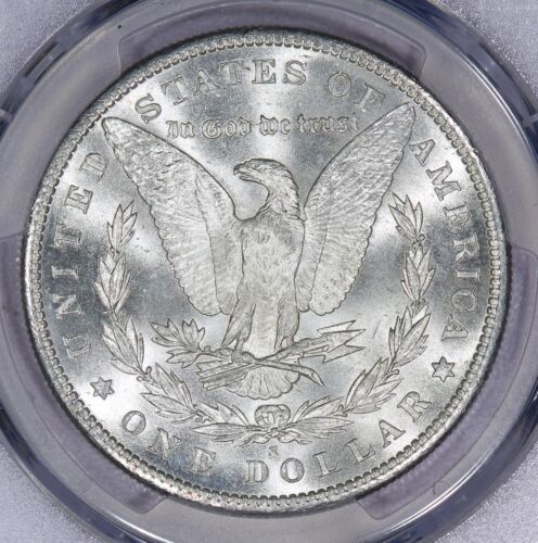 1881-S Morgan Silver Dollar $1 PCGS MS63 - Extremely Lustrous & Semi-PL - Picture 4 of 4