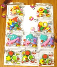 10 Nice Packs over 30pcs Variety of Eraser packs 5 different kinds NEW