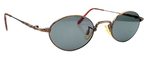 VINTAGE St John GOLD OVAL LUCITE Sunglasses with Metal  display picture 3