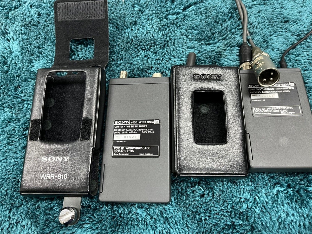 SONY WRR-820 WRT-820 ワイヤレスマイク ワイヤレス受信機 送信機