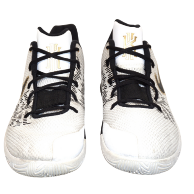 🏀🌟- Nike Kyrie Flytrap 2 White Gold Black Size 14 US -AO4436-170