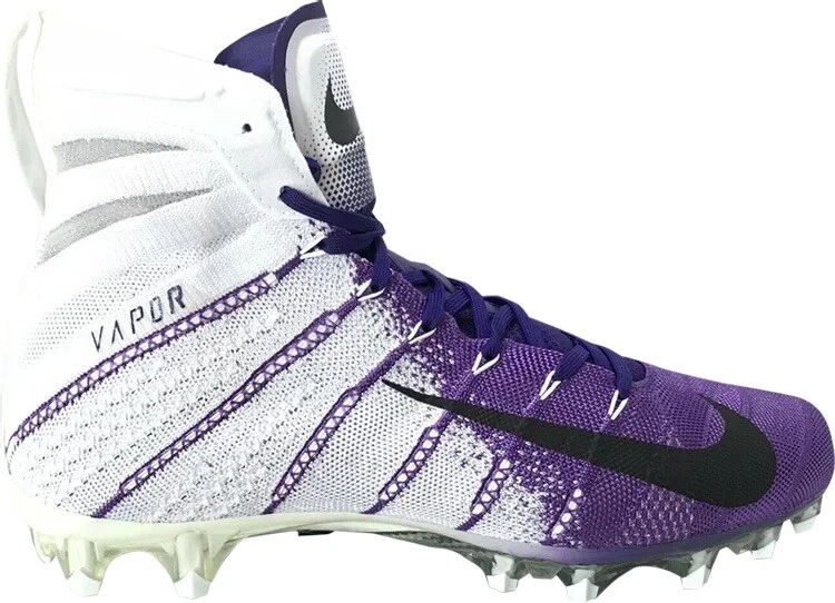 Nike Vapor Untouchable 3 Elite Football Cleats Size 16 White Purple AO3006 155