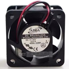 AD0424MB-C50 DC24V 0.07A 4020 2-Wire Dual Ball Inverter Cooling Fan