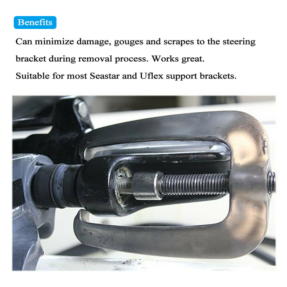 Hydraulic Steering Support Bracket Puller Steel Fits for Seastar, Uflex