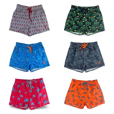 Haute Pression HP Herren Tropical Boardshorts Motiv Print Bunt Urlaub S - XXL