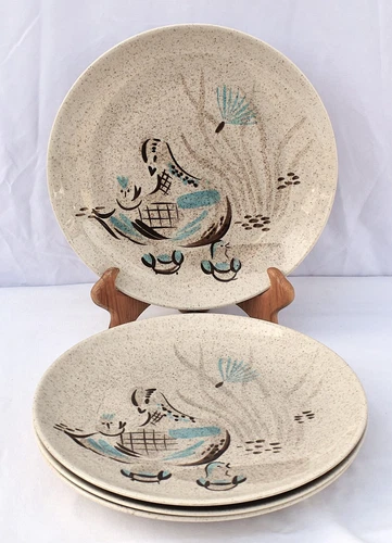 Red Wing - BOB WHITE - Set of 4 - 11" DINNER PLATES