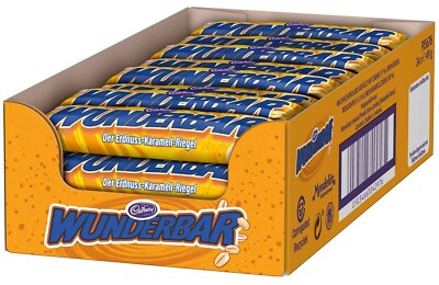 Cadbury Wunderbar - Peanut Butter Schokoriegel - 24 Riegel