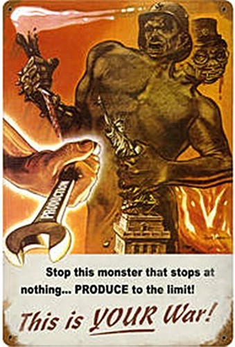 This Is Your War rusted metal sign (pst 1812)