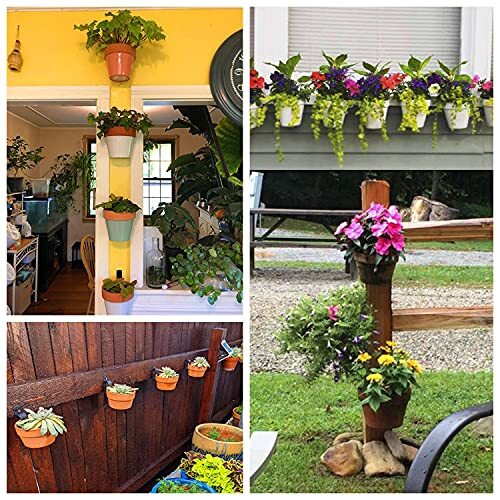 Terracotta Pots Hangers, Wall Clay Pot Hanger Hook for 49in Terracotta