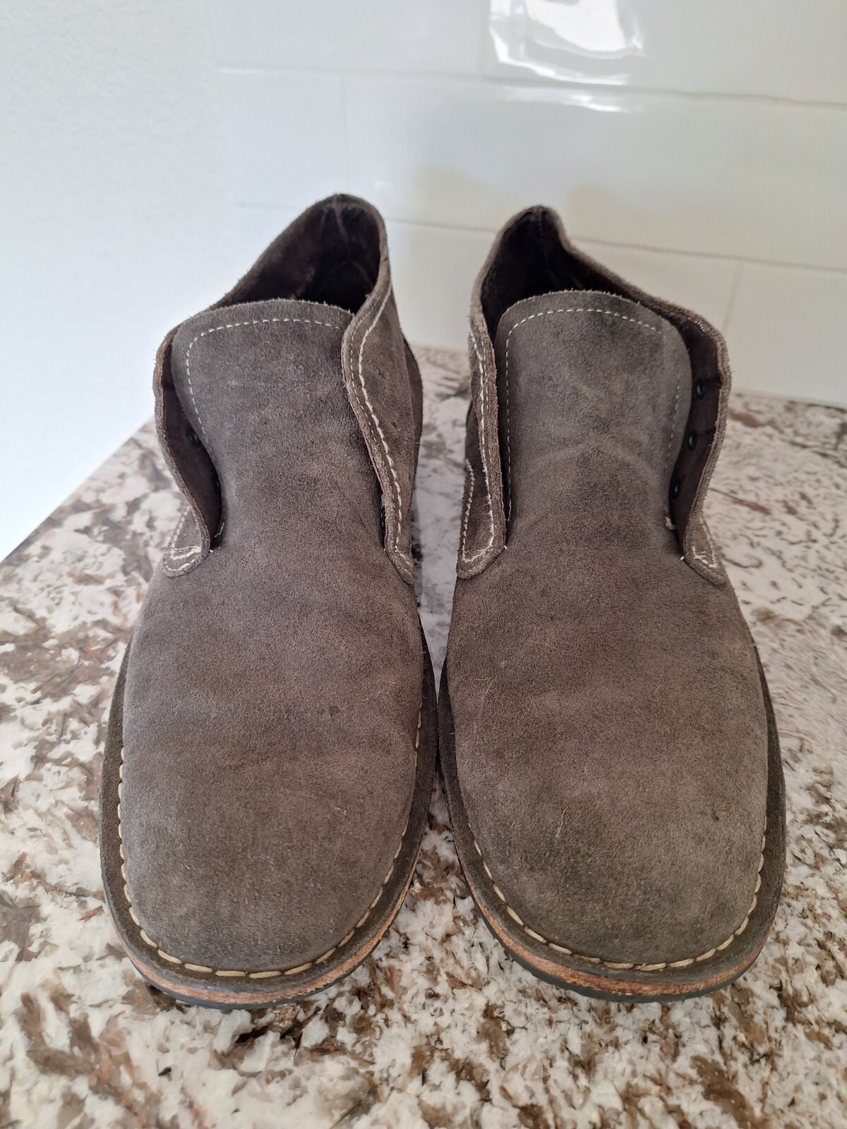 John Varvatos Hipster Men's Chukka Boots Size 13M Suede Gray