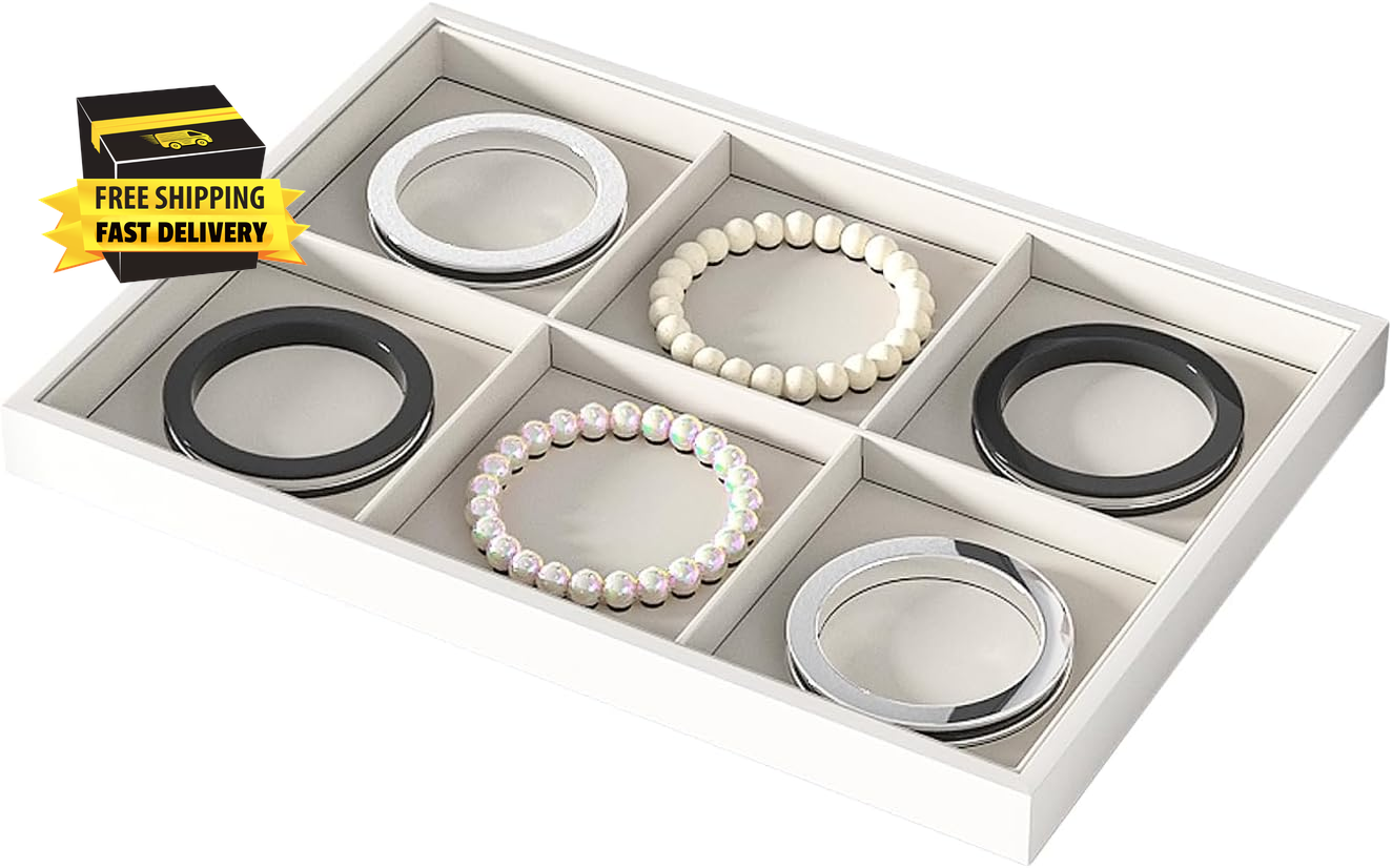 Jewelry Organizer Trays for Drawer,Jewelry Display Organizer Case for Women,Brac-image