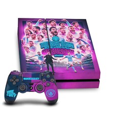 MAN CITY FC 2023 CHAMPIONS OF EUROPE VINYL SKIN SONY PS4 CONSOLE  CONTROLLER