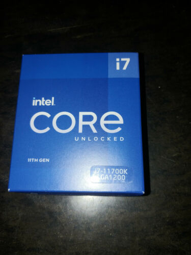Intel Core i7-11700K CPU desktop Processor 8 Cores Socket LGA1200 BX8070811700K