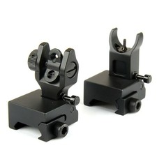 Flip up Front Rear Sight Set Rapid Transition Low Profile
